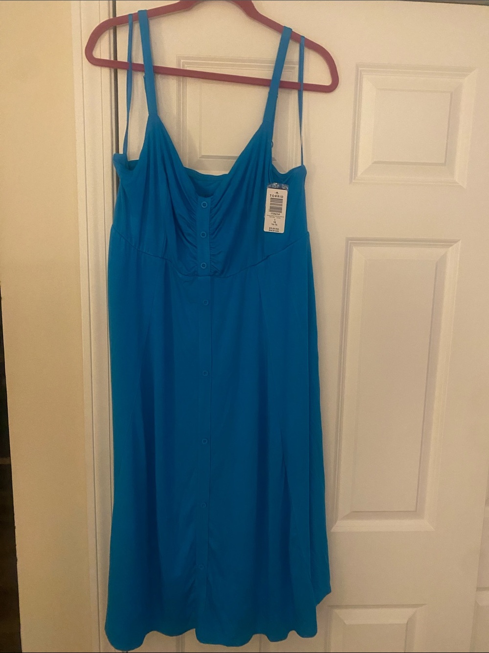 Torrid super soft midi Sundress with pockets